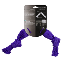 Load image into Gallery viewer, Playology Dri-Tech Dental Rope Pork Sausage Scented Dog Toy