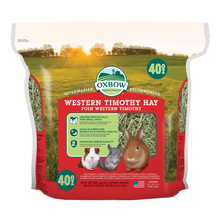 Load image into Gallery viewer, Oxbow Animal Health Western Timothy Hay All Natural Hay for Rabbits Guinea Pigs Chinchillas Hamsters &amp; Gerbils