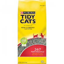 Load image into Gallery viewer, Tidy Cats Non Clumping 24/7 Performance MultiCat Long Lasting Odor Control Cat Litter