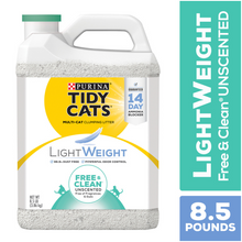 Load image into Gallery viewer, Tidy Cats Low Dust Clumping Cat Litter Lightweight Free &amp; Clean Unscented Multi Cat Litter