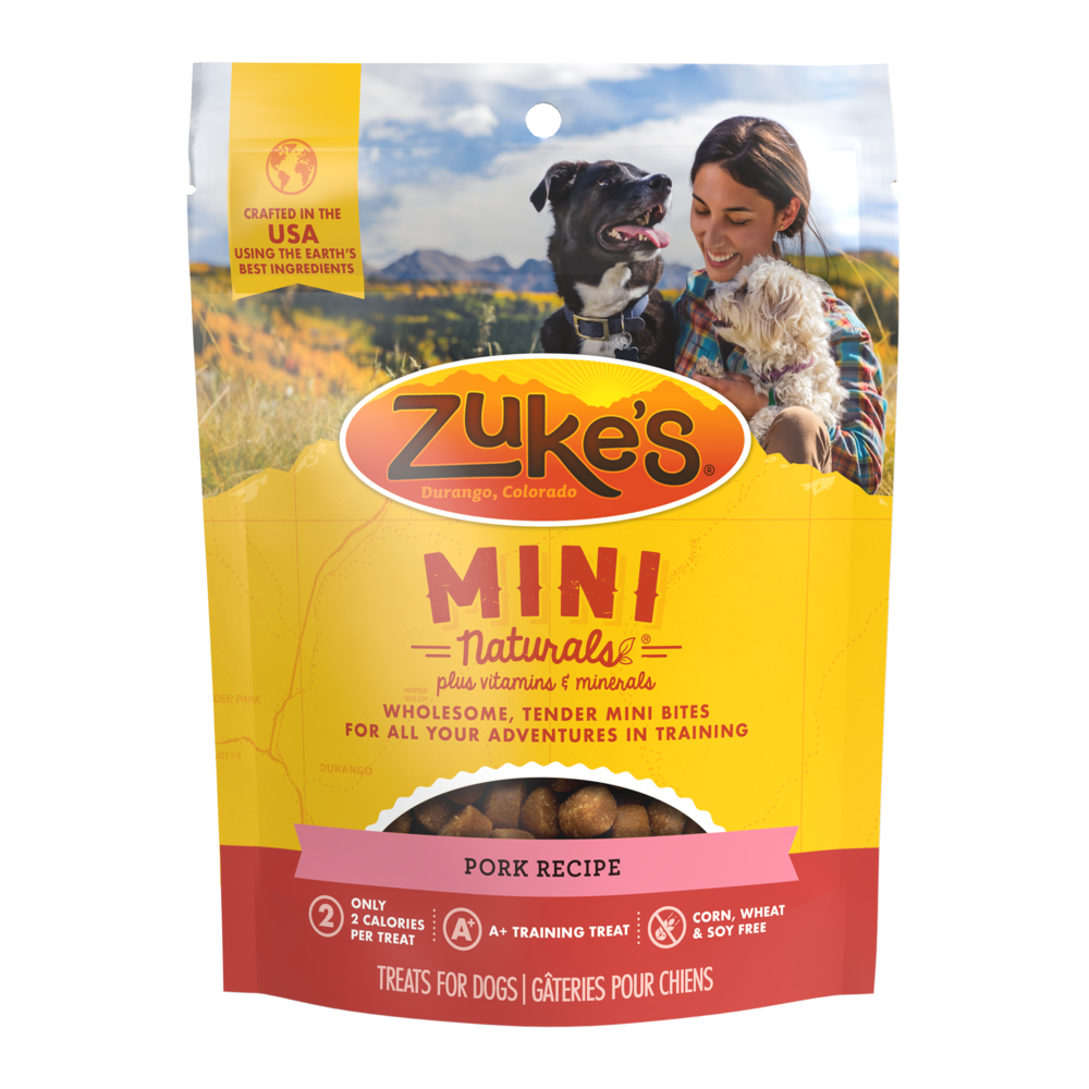 Zukes Mini Natural Pork Dog Treat