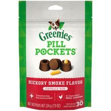 Load image into Gallery viewer, Greenies Pill Pockets Canine Hickory Smoke Flavor Dog Treats Capsule