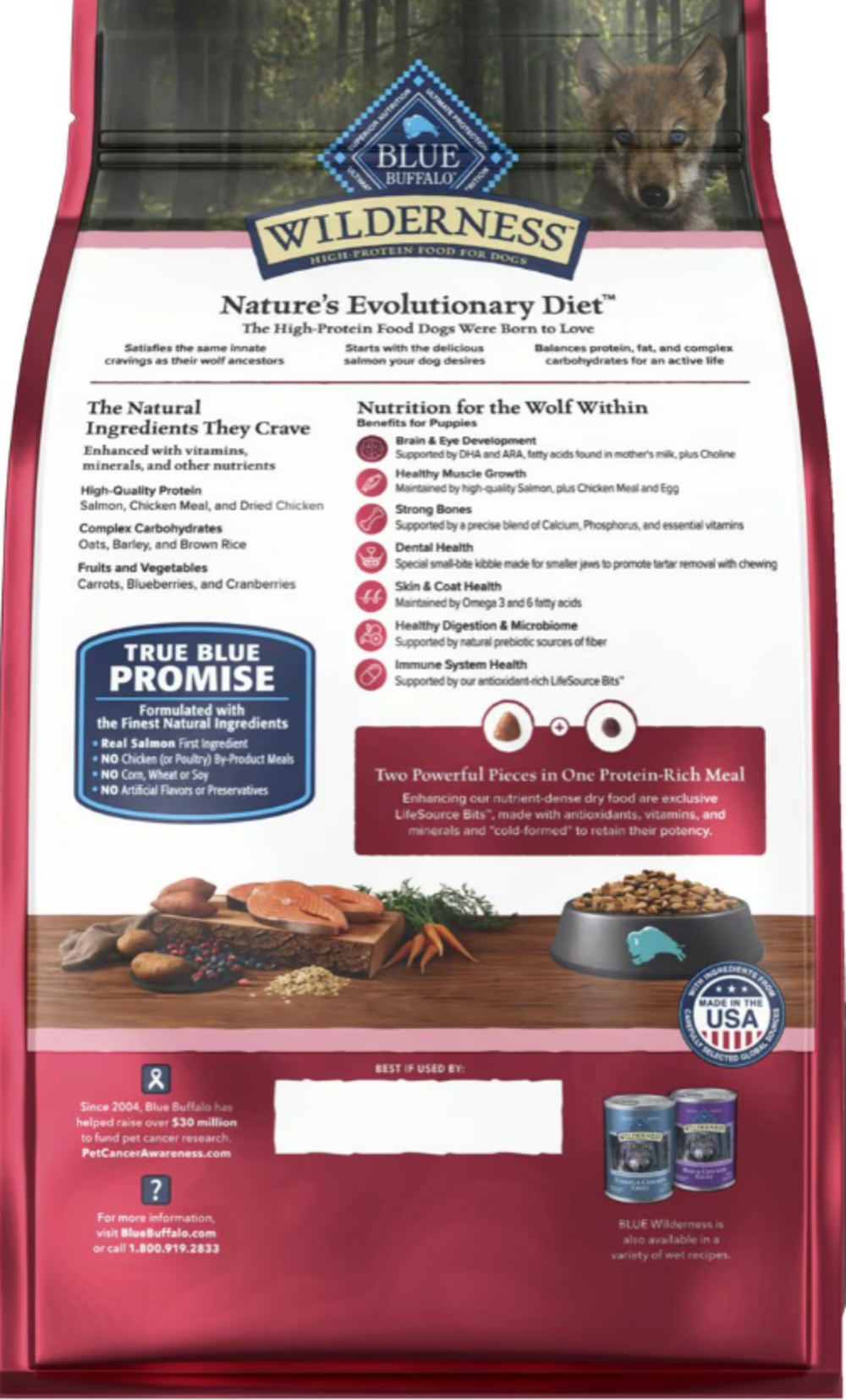 Blue Buffalo Wilderness Salmon Puppy Food
