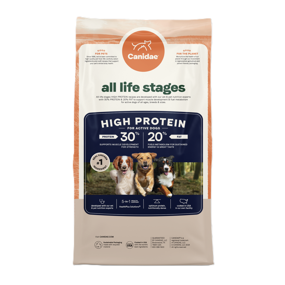 Canidae All Life Stages Dry Dog Food, High Protein Multi-Protein Recipe, 4 lbs.