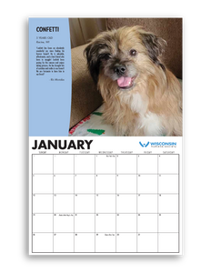 2025 Wisconsin Humane Society Calendar