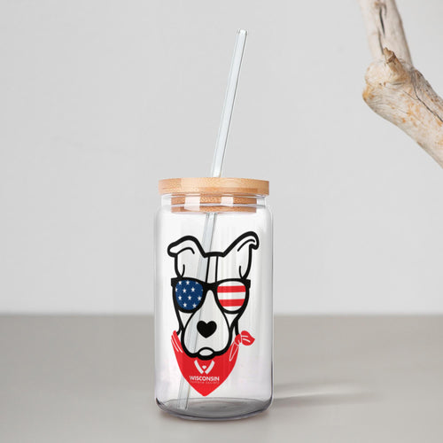 USA Dog Soda Can Glasses