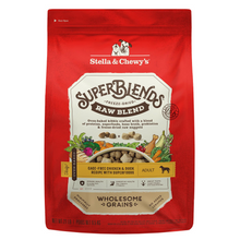 Load image into Gallery viewer, Stella &amp; Chewy&#39;s SuperBlends Raw Blend Wholesome Grains Cage Free Chicken &amp; Duck Recipe with Superfoods