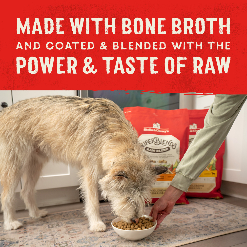
                  
                    Stella & Chewy's SuperBlends Raw Blend Wholesome Grains Cage Free Chicken & Duck Recipe with Superfoods
                  
                