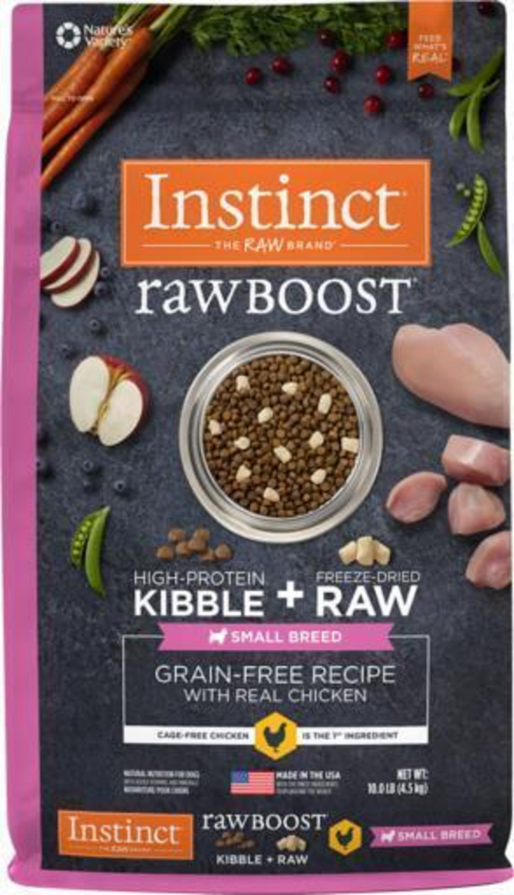 Instinct Raw Boost Grain Free Chicken Small Breed Dry Dog Food