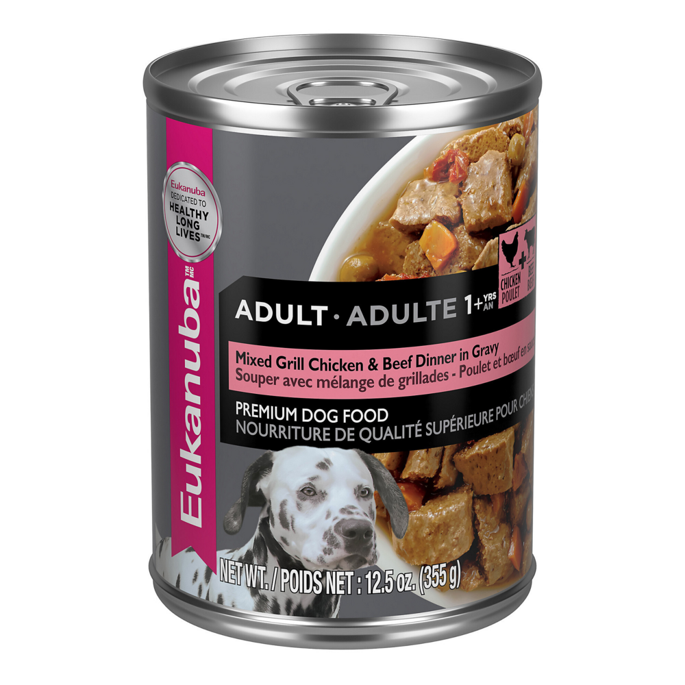 Eukanuba Adult Mixed Grill Beef & Chicken Dinner in Gravy Canned Dog Food