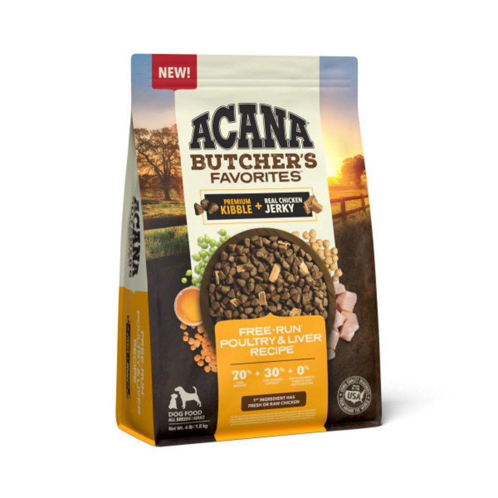 
                  
                    ACANA Butchers Favorites Free-Run Poultry and Liver Recipe Dry Dog Food
                  
                