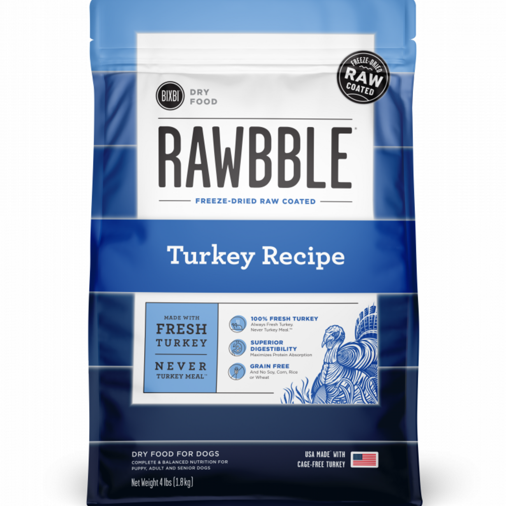 Bixbi Rawbble Kibble Grain Free Turkey Dog Food