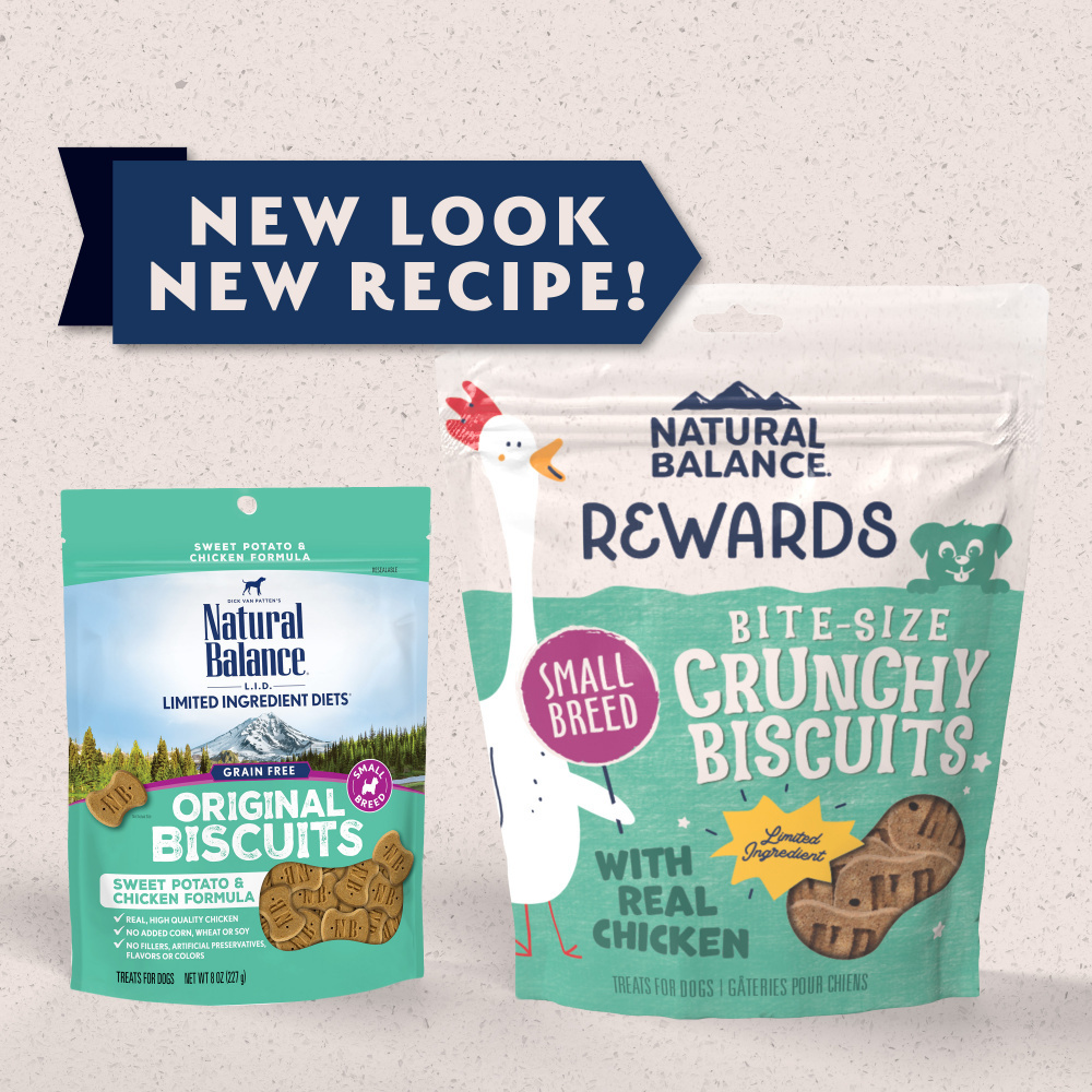 
                  
                    Natural Balance Rewards Crunchy Biscuits With Real Chicken Dog Treats
                  
                