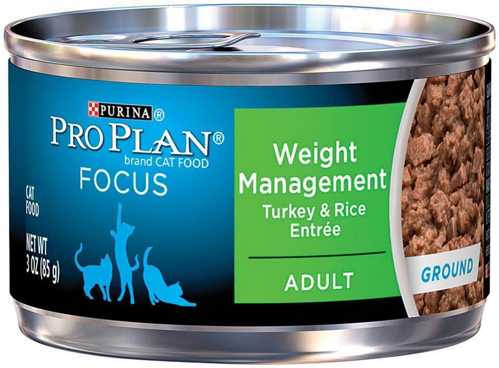 ProPlan Weight Management Ground Turkey and Rice Wet Cat Food