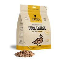 Load image into Gallery viewer, Vital Essentials Freeze Dried Grain Free Duck Mini Nibs Entree for Dogs Food