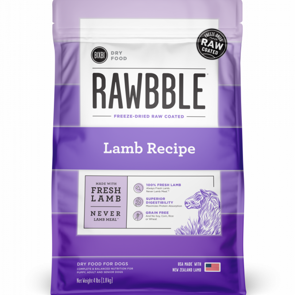 
                  
                    Bixbi Rawbble Kibble Grain Free Lamb Dog Food
                  
                
