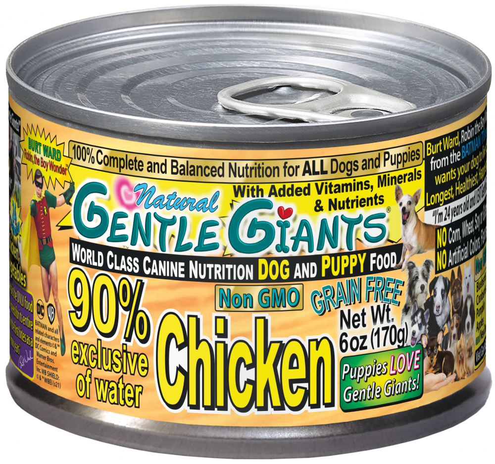 Gentle Giants Non-GMO Grain Free Chicken Dog & Puppy Can Food