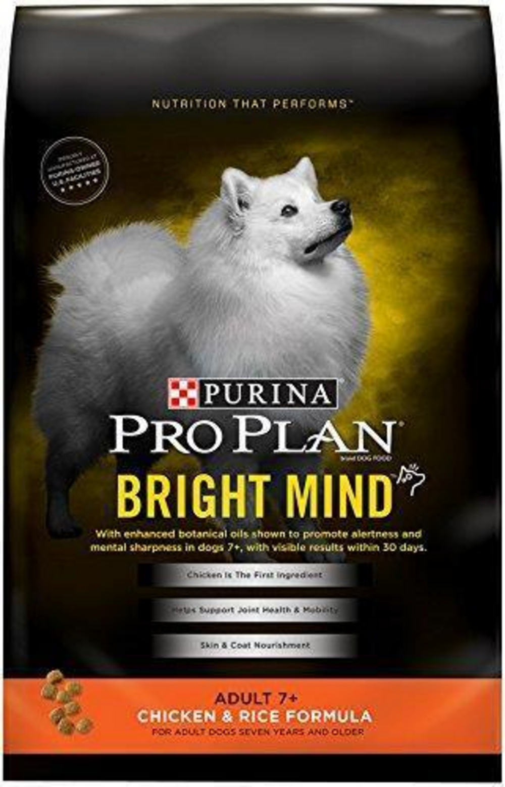 ProPlan Bright Mind Chicken and Rice Senior 7+ Dry Dog Food