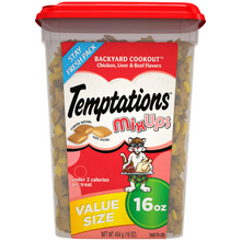 Load image into Gallery viewer, Temptations Mixups Crunchy &amp; Soft Backyard Cookout Flavor Cat Treats