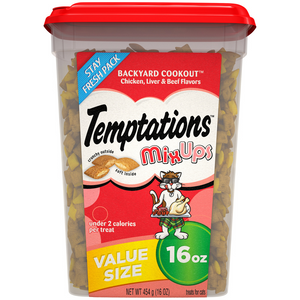 Temptations Mixups Crunchy & Soft Backyard Cookout Flavor Cat Treats