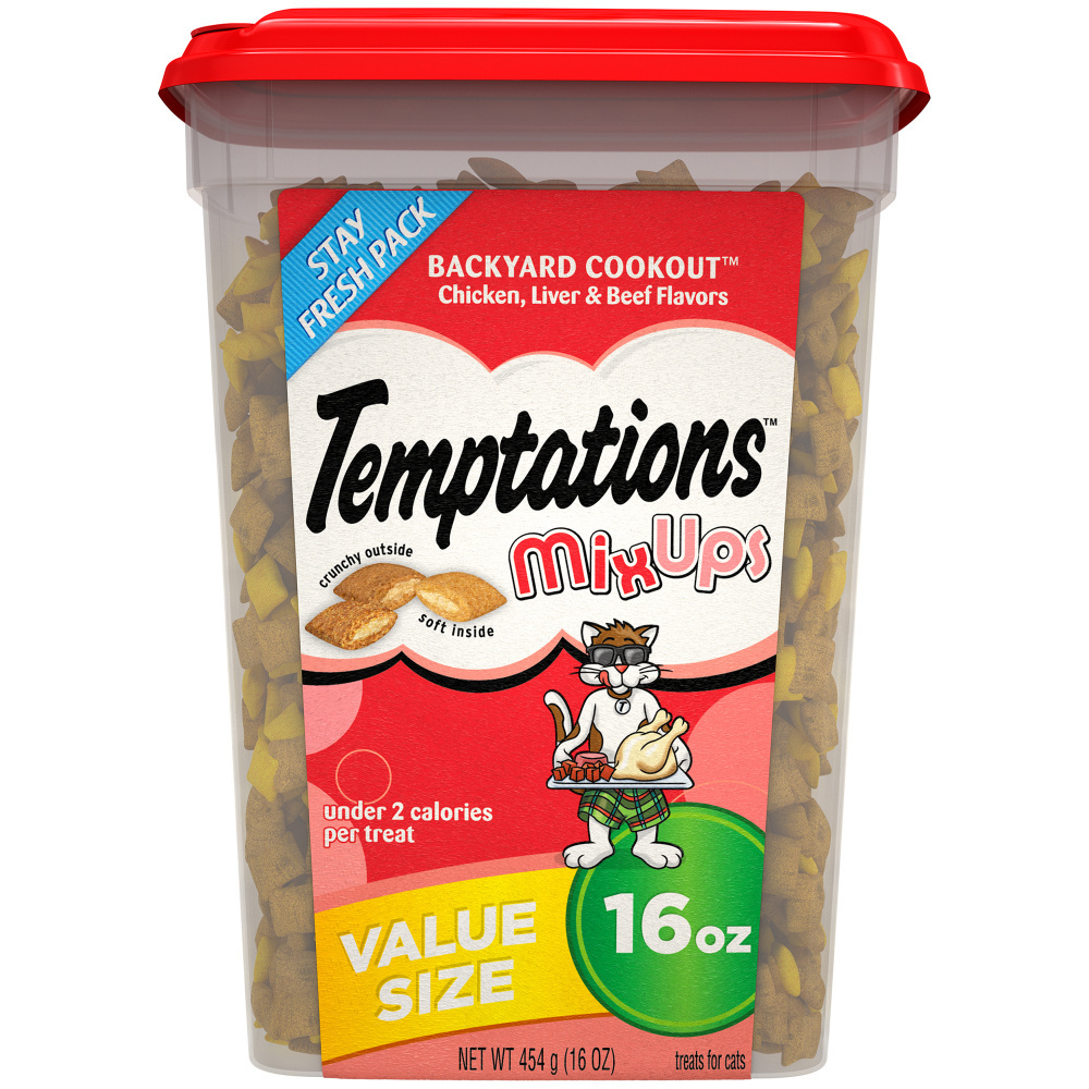 
                  
                    Temptations Mixups Crunchy & Soft Backyard Cookout Flavor Cat Treats
                  
                