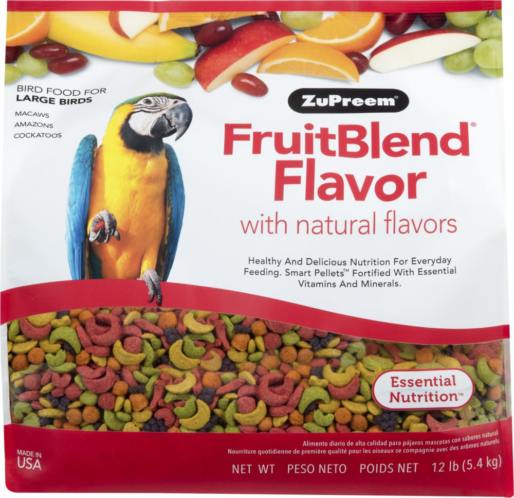 
                  
                    Zupreem FruitBlend Flavor Food with Natural Flavors for Large Birds
                  
                