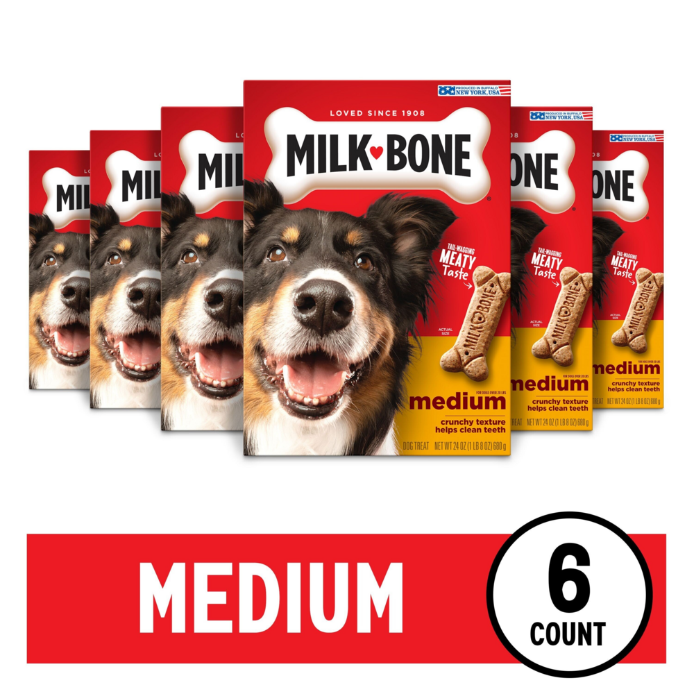Milk-Bone Peanut Butter Dog Biscuits Small Crunchy Dog Treat