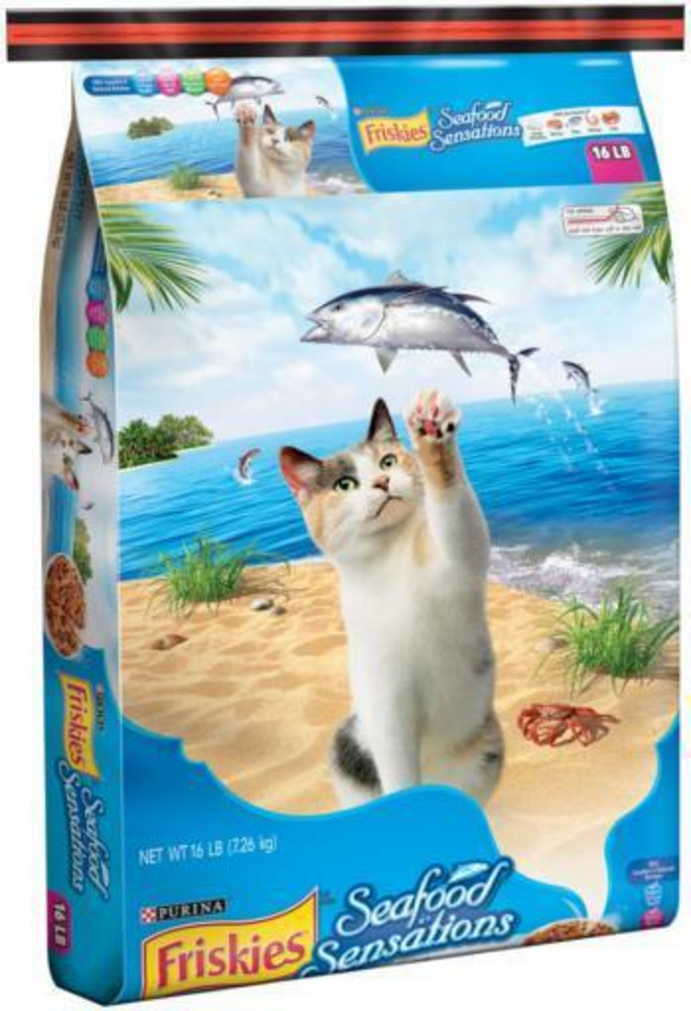 Friskies Seafood Sensations Dry Cat Food