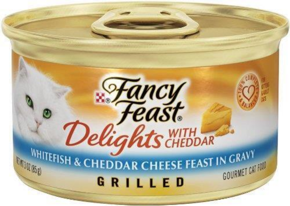 Purina Fancy Feast Delights Whitefish and Cheddar Wet Cat Food