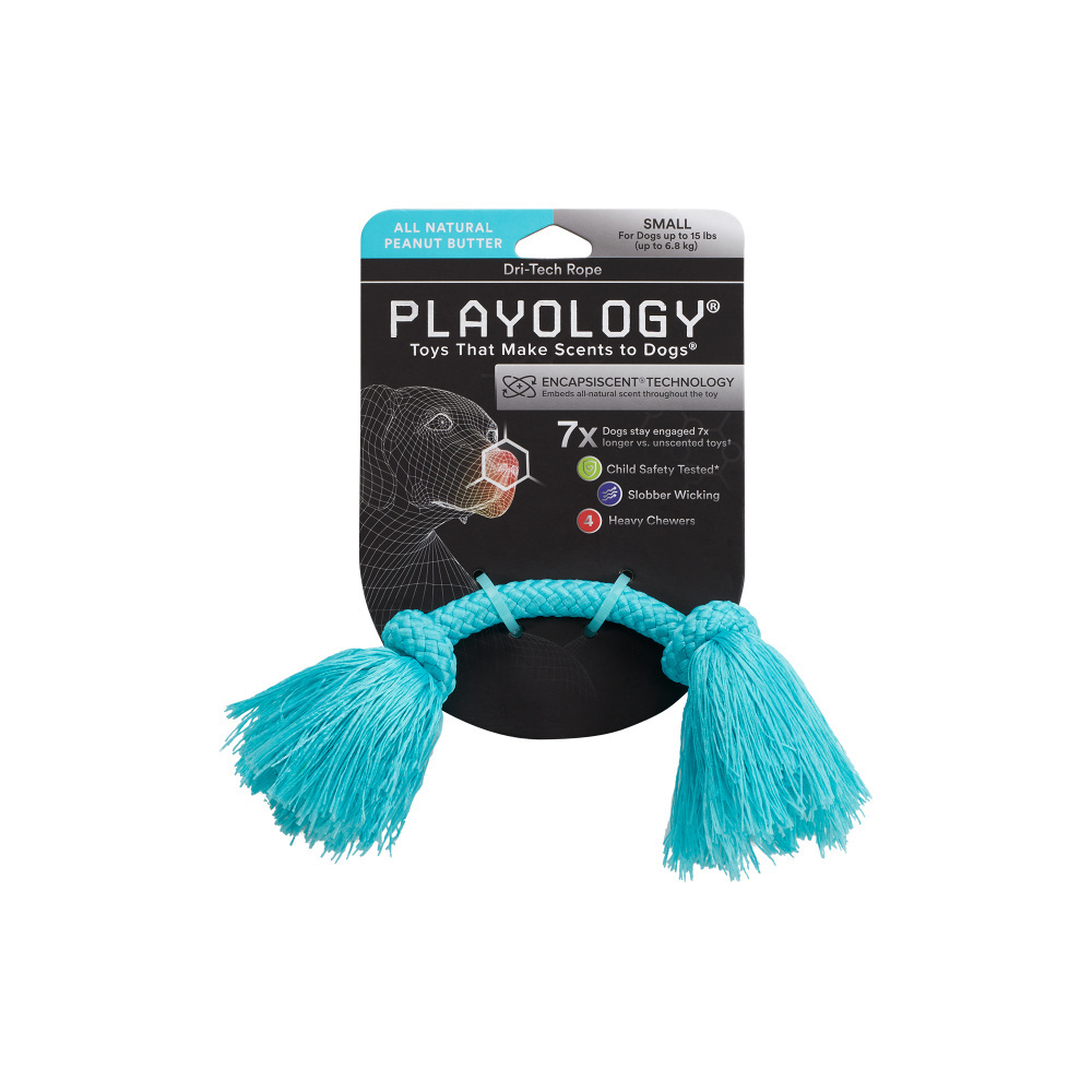 
                  
                    Playology Dri - Tech Rope Peanut Butter Scented Dog Toy
                  
                