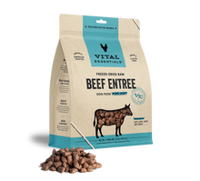 Load image into Gallery viewer, Vital Essentials Freeze Dried Grain Free Beef Mini Nibs Entree for Dogs Food