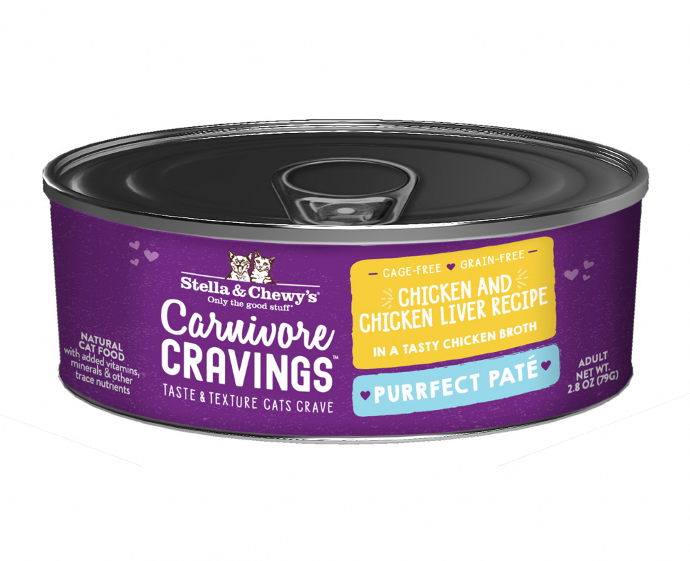 
                  
                    Stella & Chewy's Carnivore Cravings Purrfect Pate Chicken & Chicken Liver Pate Recipe in Broth Wet Cat Food
                  
                