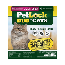 Load image into Gallery viewer, Petlock Duo Flea Squeeze On Treatment For Cats