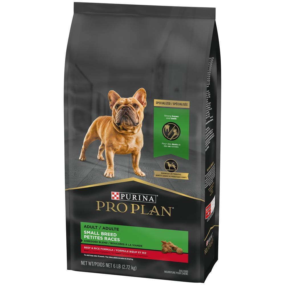 ProPlan Shredded Blend Beef and Rice Small Breed Dry Dog Food