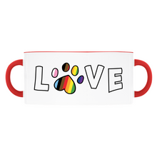 Load image into Gallery viewer, Pride Love Accent Mugs