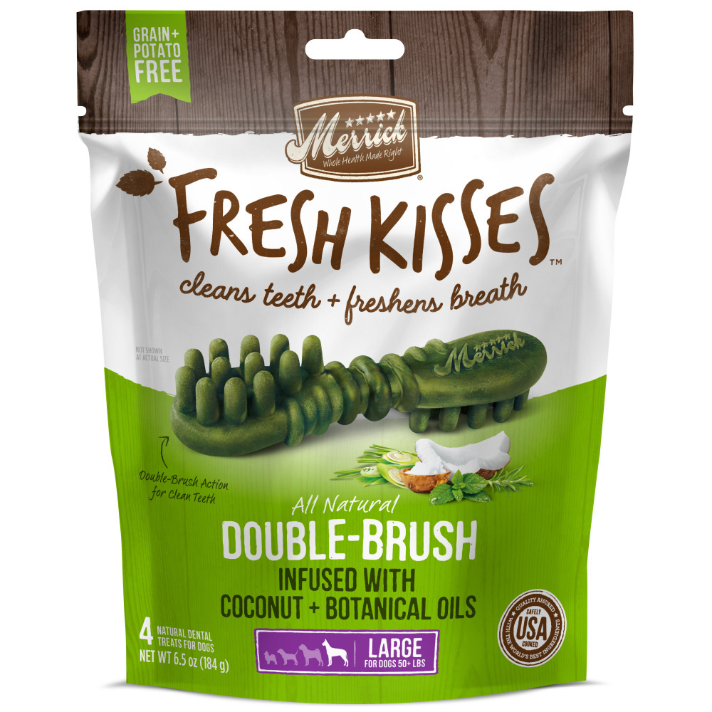 
                  
                    Merrick Fresh Kisses Dog Dental Treats Coconut Plus Botanical Oils Recipe Dog Treats for Large Breeds
                  
                