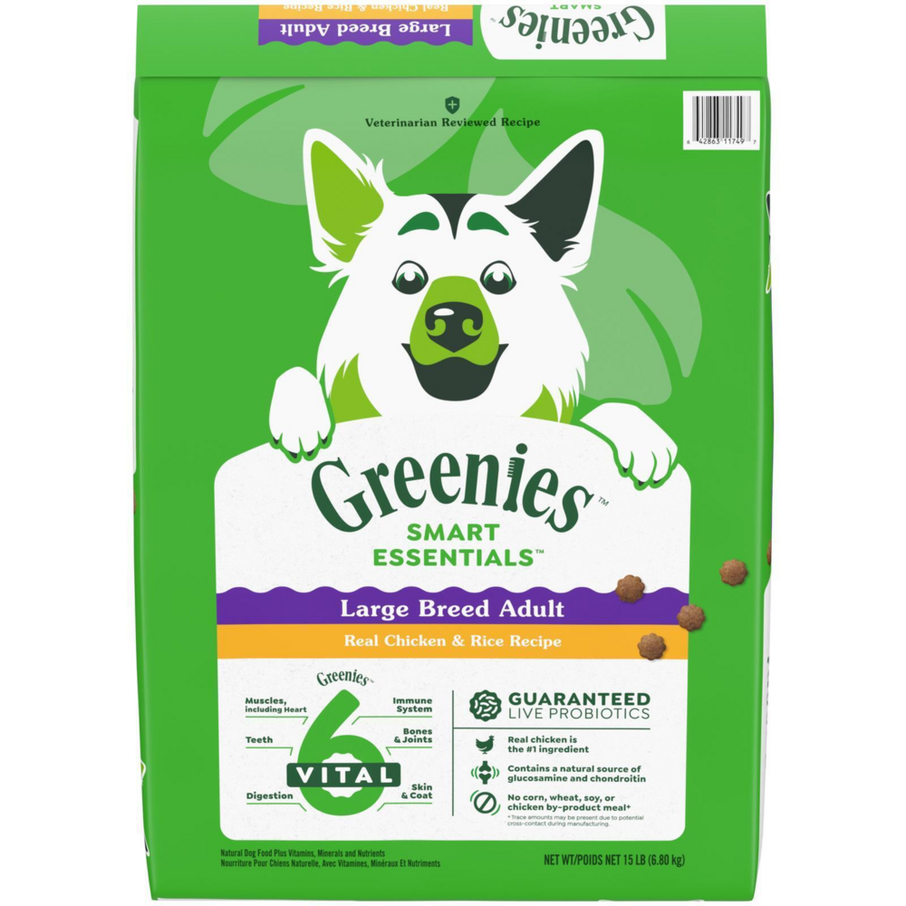 
                  
                    Greenies Large Breed Chicken Dry Dog Food
                  
                