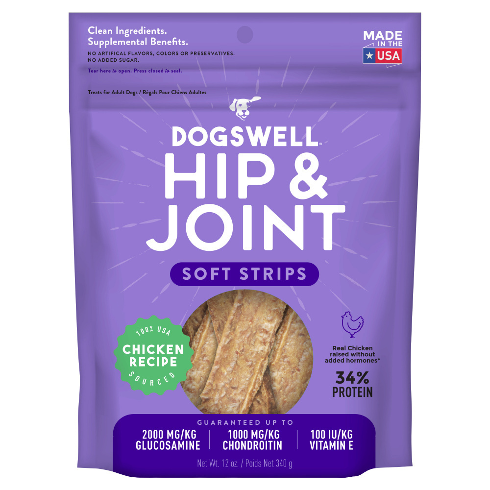 
                  
                    Dogswell Hip & Joint Soft Strips Chicken Dog Treats
                  
                