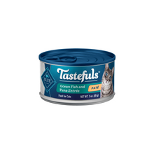 Load image into Gallery viewer, Blue Buffalo Tastefuls Adult Pate Ocean Fish &amp; Tuna Entree Wet Cat Food