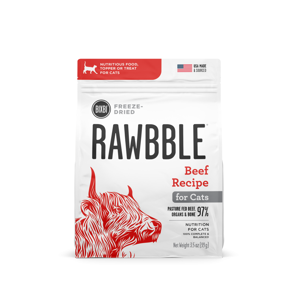 
                  
                    Bixbi Rawbble Beef Freeze Dried for Cats
                  
                
