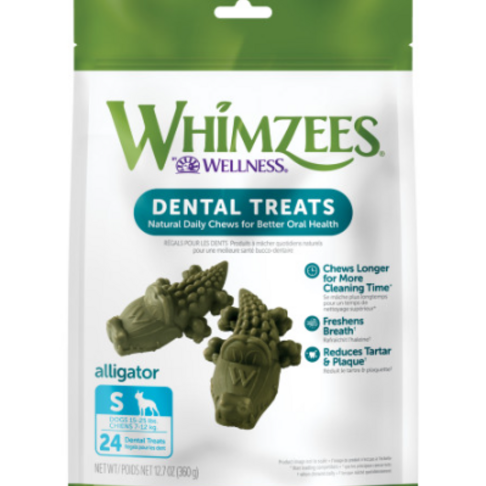 
                  
                    Whimzees Alligator Dental Dog Treats
                  
                