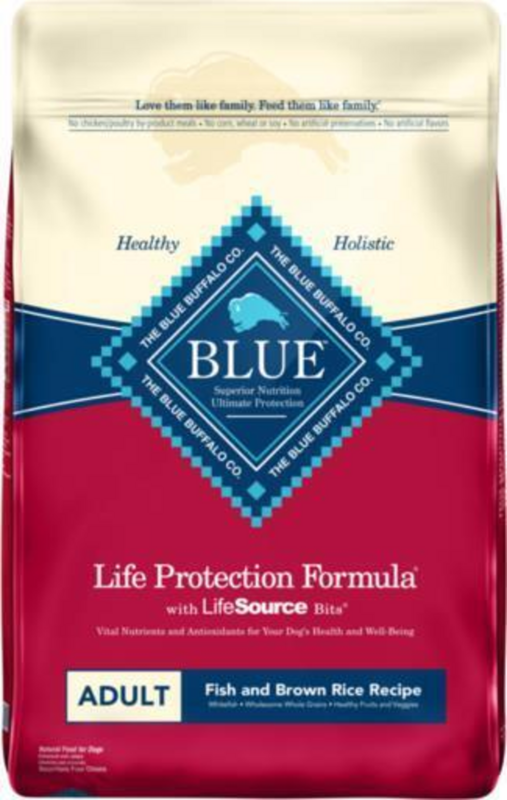 Blue Buffalo Life Protection Formula Adult Fish & Brown Rice Recipe Dry Dog Food