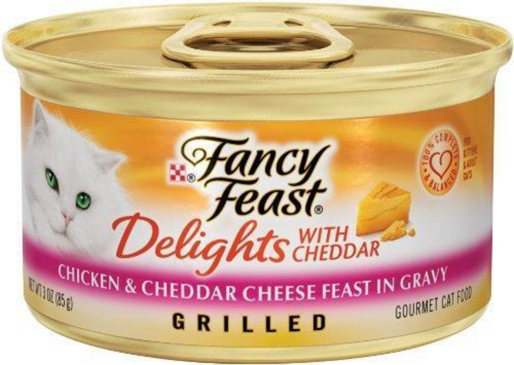 Fancy Feast Delights Chicken and Cheddar Wet Cat Food