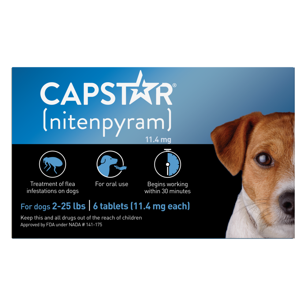 Capstar Flea Tablets for Small Dogs 5-25 lbs