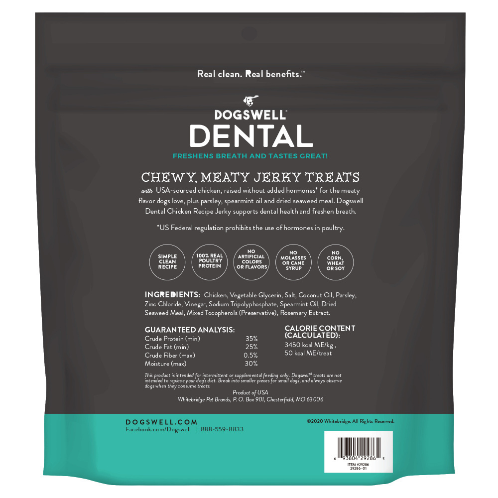 
                  
                    Dogswell Dental Jerky Chicken Dog Treats
                  
                