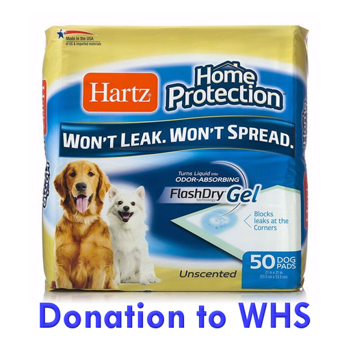 DONATE a Pack of Training pads to the Wisconsin Humane Society!