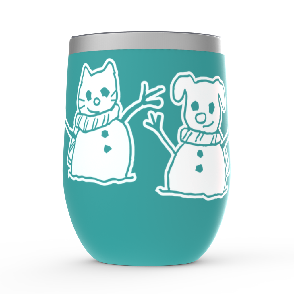 Snowfriends Stemless Wine Tumblers