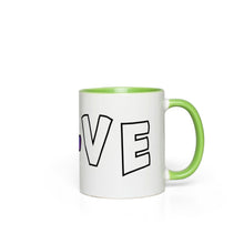 Load image into Gallery viewer, Pride Love Accent Mugs