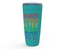 Load image into Gallery viewer, WHS Pride Rainbow Viking Tumbler