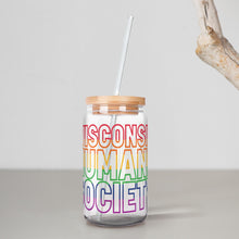 Load image into Gallery viewer, WHS Pride Rainbow Soda Can Glass